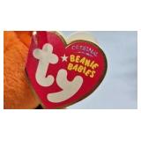 Ty Beanie Baby Home Depot Bear NASCAR Toy Car Orange Racing Collectibles