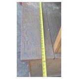 Vintage Wood Hutch Cabinet Desk Drop Front Secretary Drawer Storage