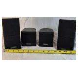 Sanyo Surround Sound Speaker System Subwoofer Center & Satellite Speakers