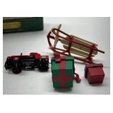 Mixed Christmas Holiday Decor Lot Spongebob Lights Santa Lanterns Train Tin Vintage Assortment