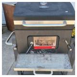 Weber Charcoal Grill Smoker Combo Outdoor Cooking Cart Adjustable Vents