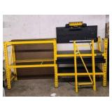 DeWalt Work Bench Pegboard Power Strip Storage Shelving Garage Workshop Station
