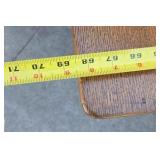 Antique Oak Dining Table Claw Foot Carved Legs Beveled Edge Extension Leaves Early American