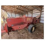 New Holland 570 Header & BR7060 Square Baler With Bale Kicker - Farm Equipment