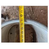 Galvanized Steel Stock Tank - 6 ft Long, 2 ft Wide, 2 ft Deep, Oval Ends