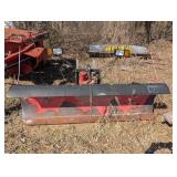 Western Snow Plow Blade - Mounting Frame & Hydraulics Frame attached is built for the tractor in lot #1