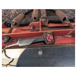 Western Snow Plow Blade - Mounting Frame & Hydraulics Frame attached is built for the tractor in lot #1