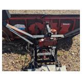 Western Snow Plow Blade - Mounting Frame & Hydraulics Frame attached is built for the tractor in lot #1