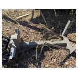 Western Snow Plow Blade - Mounting Frame & Hydraulics Frame attached is built for the tractor in lot #1