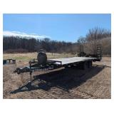 2023 PJ Trailers Deck Over 2-Axle Flatbed Trailer 16ft with 2