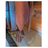 Western Saddle - 16-Inch Seat, Basketweave Leather, Roughout Seat