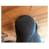 Dublin English Saddle - Black Leather with Stirrups & Straps