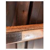 Dublin English Saddle - Black Leather with Stirrups & Straps