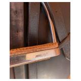 Dublin English Saddle - Black Leather with Stirrups & Straps