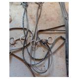 Horse Tack Lot - Bridles, Reins, Halters, Bits, Stirrup Leathers