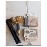 Stanley Bostitch BT1300B 18-Gauge Brad Nailer with 3 Boxes of Finish Nails (Lot of 3)