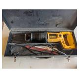 DeWALT DW304 Type 1 Reciprocating Saw - 120V AC, 6A, 0-2400/0-1800 SPM (With Case)