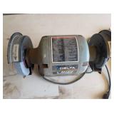 Delta 6-Inch Bench Grinder - 2-Wheel Metalworking Grinder