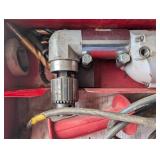 Milwaukee Heavy-Duty Right Angle Drill - Corded in Red Toolbox