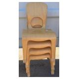 toddler chairs  x4
