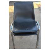 Black chairs x2