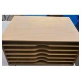 Wooden bin