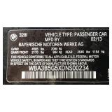 2013 BMW 328i AWD