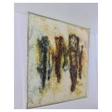 Excellent Signed Mid Century Oil on Canvas Painting "Sardinian Women" by Vida Juse