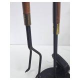 Excellent Quality LARGE Vintage Fireplace Tool Set