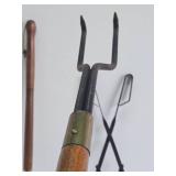 Excellent Quality LARGE Vintage Fireplace Tool Set