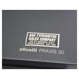 OLIVETTI Praxis 30 Typewriter w/Case