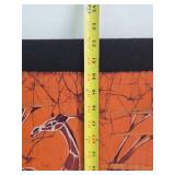 Large Vintage Genuine Batik Painting w/ Giraffes