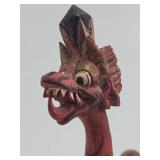 Antique Carved Burmese / Indonesian Dragon Brid
