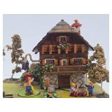 Vintage German Wood Musical Box Display