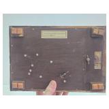 Vintage German Wood Musical Box Display
