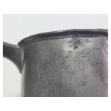 Early Antique Pewter Plate & Tankard