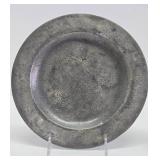 Early Antique Pewter Plate & Tankard
