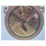 Beautiful Vintage Swiss Made Hamilton 8 Day 7 Jewel Desk Clock
