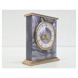 Excellent Vintage French Marble 8 Day 7 Jewel Desk Clock
