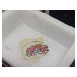 Very Nice Vintage Inlaid Marble Trinket Boxes
