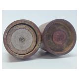 Mid Century Danish Modern Teak wood Skjode Skjern Salt & Pepper Grinder Set