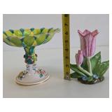 Beautiful Pair of Signed Mottahedeh Porcelain Pieces