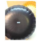 Set of NOS Mid Century Gold Plates etc w/Original Receipt