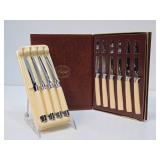 2 Unused Sets of Mid Century Bridell Steak Knives