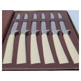 2 Unused Sets of Mid Century Bridell Steak Knives
