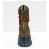 Original Antique Cast Iron Circus Lion Coin Bank