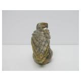 2 Carved Picasso Marble Zuni Fetishes by Vivella Cheama