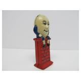 2 Heavy Cast Iron Coin Banks - Sailor & Humpty Dumpty