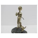 Pair of signed Malcolm Moran Bronze Sculptures