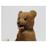 Old Vintage Windup Toy w/Key - Bear Eating Popsicle or Ice Cream